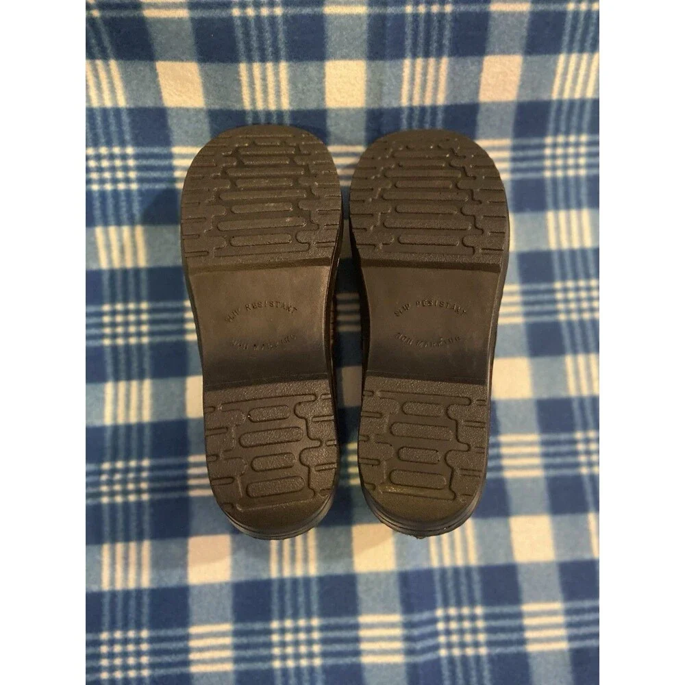 Women's Clogs Chef Nurse Shoes Floral Size 9.5 Brown Comfort Slip On Easy Street